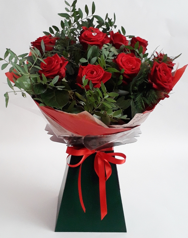 Pure Roses Handtied Bouquet