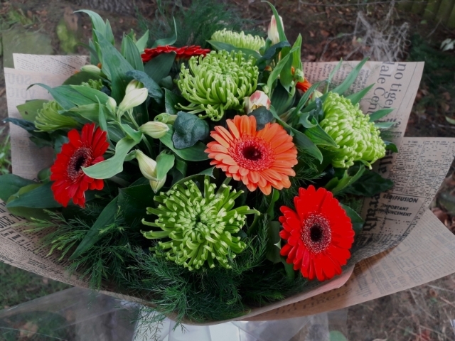 Bright and Beautiful Handtied Bouquet