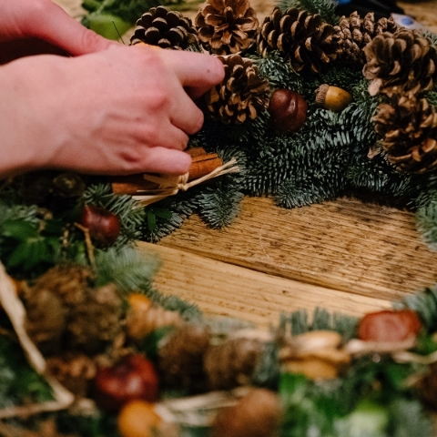 Christmas Wreath Making Workshop November 28th