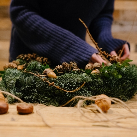 Christmas Wreath Making Workshop November 30th