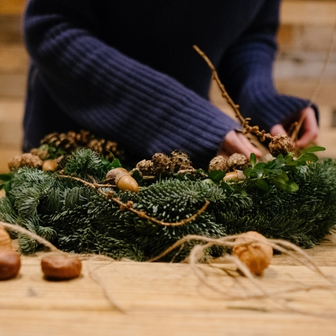 Christmas Wreath Making Workshop December 4th