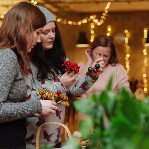 Christmas Wreath Making Workshop November 27th